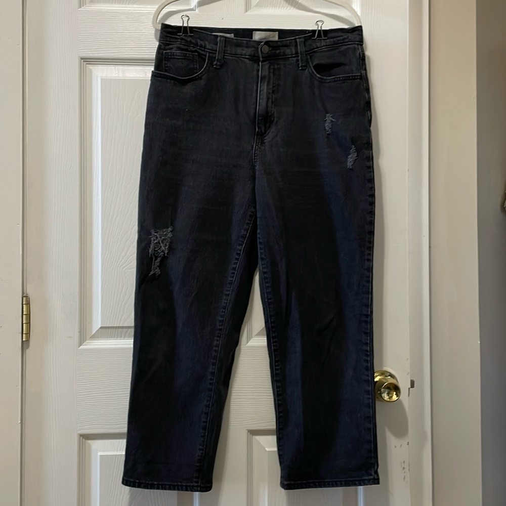 Universal Thread Vintage Straight Black Jeans 12